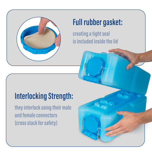 Waterbrick Water Storage Containers x 16